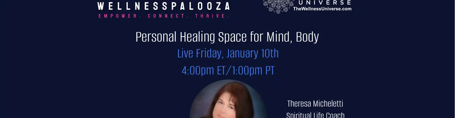 Wellnesspalooza 2025 與 Theresa Micheletti 的身心個人療癒空間