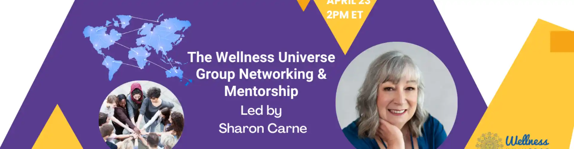 Redes y mentoría grupal de WU con Sharon Carne - Online Class by The Wellness Universe